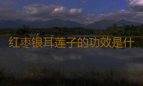 红枣银耳莲子的功效是什么