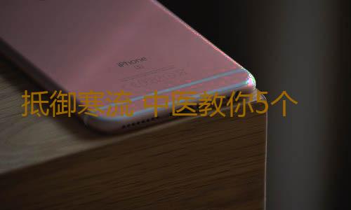 抵御寒流 中医教你5个护肤妙招