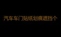 汽车车门贴纸划痕遮挡个性创意装饰贴防水可爱情侣贴花