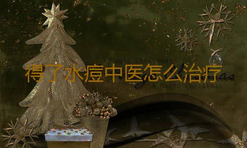 得了水痘中医怎么治疗
